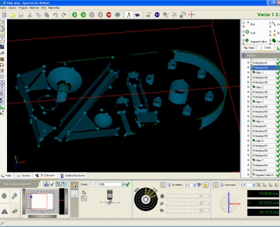 3D zobrazen namench parametr 2 - aplikace Approve for DeMeet pro men 3D CNC micmi stroji DeMeet